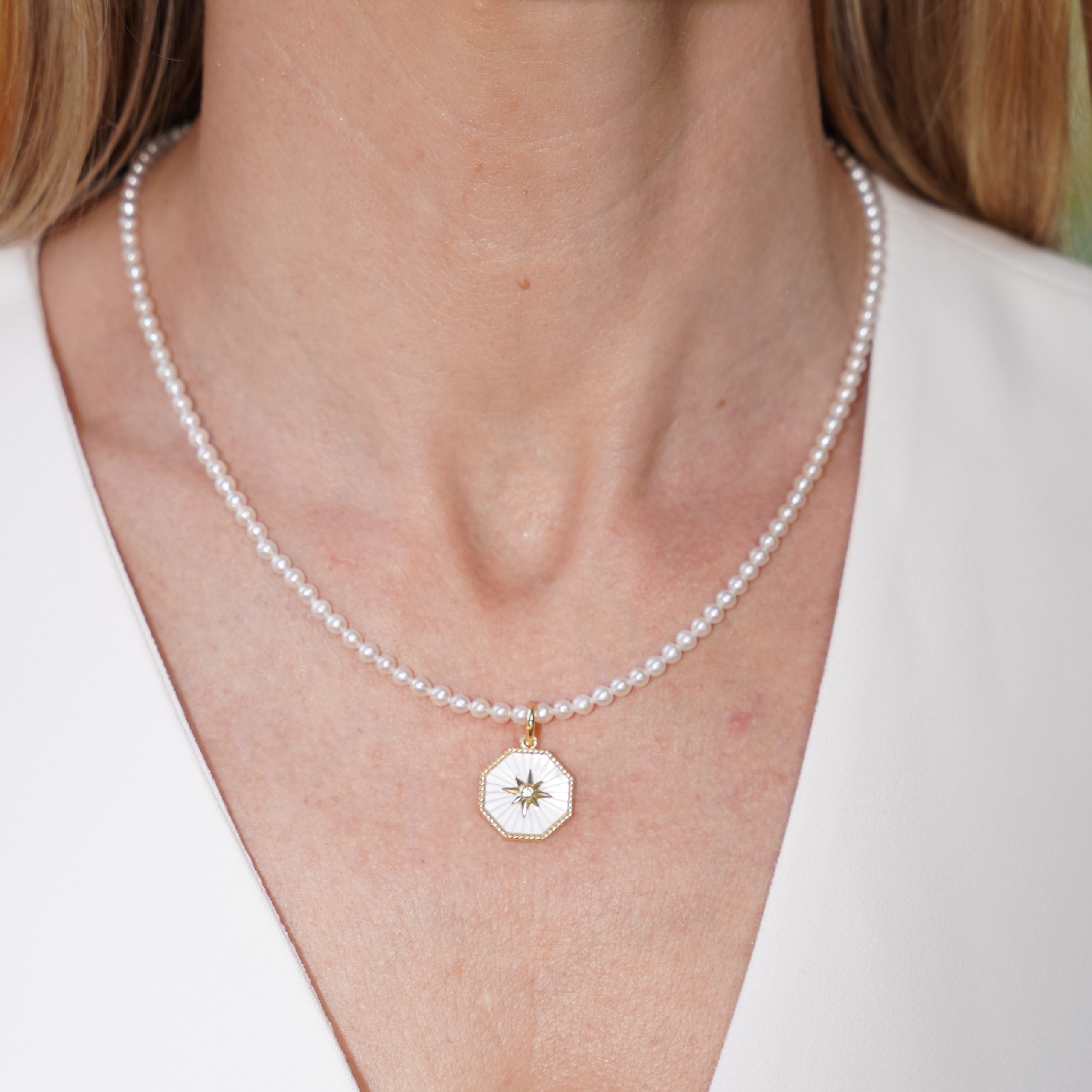 COLLAR PERLAS ESTRELLA DEL NORTE