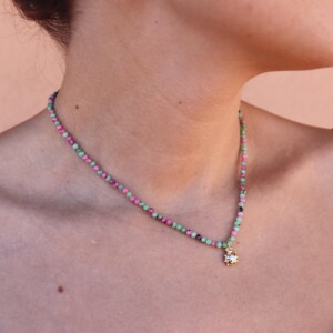 COLLAR RUBÍ ZOISITA MARIQUITA