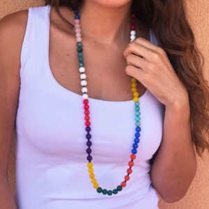 COLLAR ÁGATAS COLORES CHAKRAS