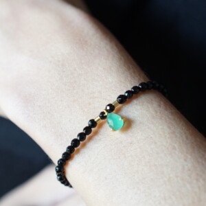 PULSERA ÓNIX CUARZO VERDE