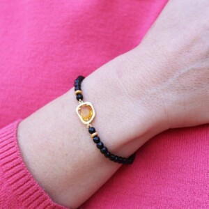 PULSERA ÓNIX Y CUARZO CITRINO