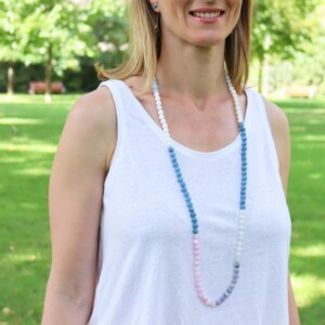 COLLAR MULTICOLOR PIEDRAS PRECIOSAS