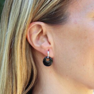 PENDIENTES ÓNIX Y PLATA