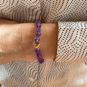 PULSERA HEMATITE CORAZÓN ROSA PIEDRA NATURAL