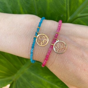 PULSERA  FLOR DE LOTO