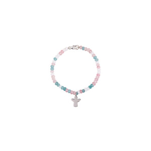 PULSERA ÁGATA MULTICOLOR ÁNGEL