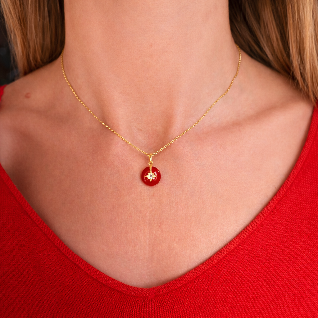 COLLAR CORAL BAMBÚ ESTRELLA NORTE