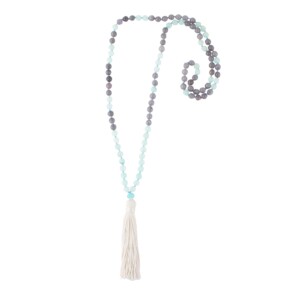 COLLAR MALA ÁGATA AZUL Y LABRADORITA