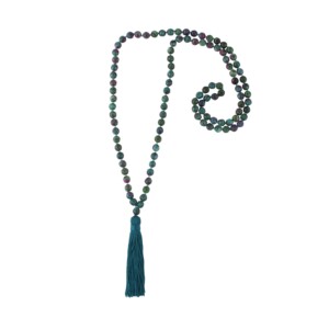 COLLAR MALA ÁGATA BOTSWANA VERDE