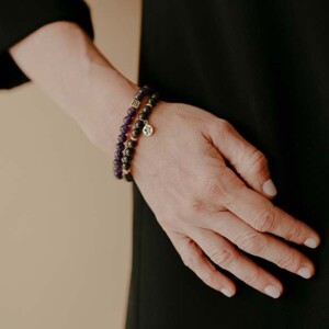 PULSERA AMATISTA CUBO ZIRCONITAS