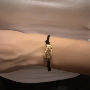 PULSERA PEPITA PLATA BAÑO ORO 18 QUILATES